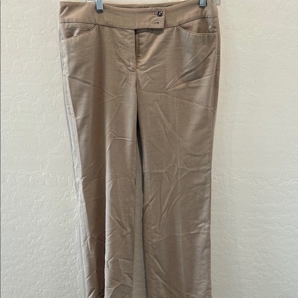 White House Black Market Beige Trousers